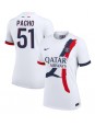 Billige Paris Saint-Germain Willian Pacho #51 Bortedrakt Dame 2024-25 Kortermet